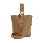 Loewe Pebble Mini Bucket Bag Brown, Dam