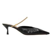 Fendi Låg Klack Kitten Pumps Black, Dam