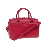 Saint Laurent Vintage Pre-owned Laeder handvskor Red, Dam