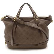 Louis Vuitton Vintage Pre-owned Canvas handvskor Gray, Dam