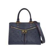 Louis Vuitton Vintage Pre-owned Canvas handvskor Blue, Dam