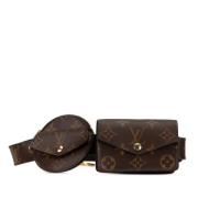 Louis Vuitton Vintage Pre-owned Canvas crossbodyvskor Brown, Dam