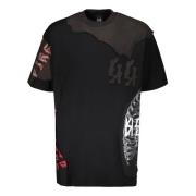 44 Label Group Maxi Print Bomull T-shirt Black, Herr