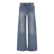 Re/Done Vida Ben Denim Jeans Blue, Dam