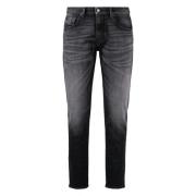 Diesel Slim Fit Jeans med Baklogo Black, Herr