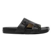 Loewe Låg Sandal i Trendig Stil Black, Dam