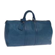 Louis Vuitton Vintage Pre-owned Laeder louis-vuitton-vskor Blue, Dam