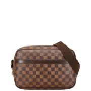 Louis Vuitton Vintage Pre-owned Canvas crossbodyvskor Brown, Dam