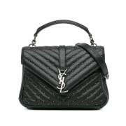 Yves Saint Laurent Vintage Pre-owned Laeder handvskor Black, Dam