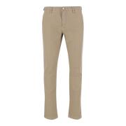 Jacob Cohën Stretch Bomullsblandning Beige Chinos Beige, Herr