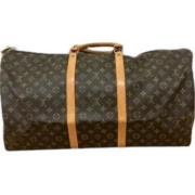 Louis Vuitton Vintage Pre-owned Canvas handvskor Brown, Dam