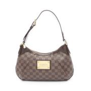 Louis Vuitton Vintage Pre-owned Canvas axelremsvskor Brown, Dam