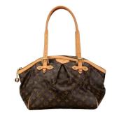 Louis Vuitton Vintage Pre-owned Tyg louis-vuitton-vskor Brown, Dam