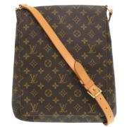 Louis Vuitton Vintage Pre-owned Canvas louis-vuitton-vskor Brown, Dam