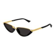 Bottega Veneta Bv1346S 001 Sunglasses Black, Dam