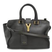 Yves Saint Laurent Vintage Pre-owned Laeder handvskor Gray, Dam