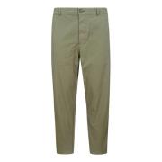 Universal Works Bomull Militär Chino Byxor Green, Herr