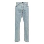 Moschino Klassiska Straight Denim Jeans Blue, Herr