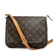 Louis Vuitton Vintage Pre-owned Canvas louis-vuitton-vskor Brown, Dam