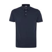 Zanone Polo Basic T-shirt Blue, Herr