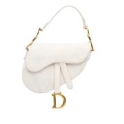 Dior Vintage Pre-owned Canvas dior-vskor White, Dam