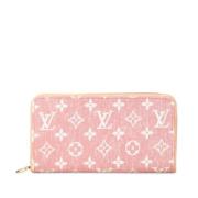 Louis Vuitton Vintage Pre-owned Denim plnbcker Pink, Dam