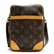 Louis Vuitton Vintage Pre-owned Canvas axelremsvskor Brown, Dam