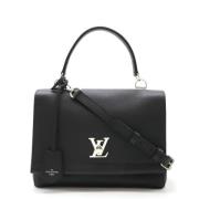 Louis Vuitton Vintage Pre-owned Laeder handvskor Black, Dam