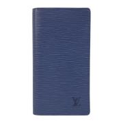 Louis Vuitton Vintage Pre-owned Laeder plnbcker Blue, Herr