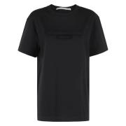 Alexander Wang Logotryck T-shirt för Män Black, Dam