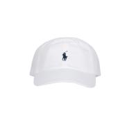 Ralph Lauren Vit Baseballkeps med Blå Logo White, Herr