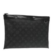 Louis Vuitton Vintage Pre-owned Canvas kuvertvskor Black, Dam