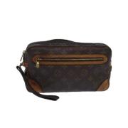 Louis Vuitton Vintage Pre-owned Canvas kuvertvskor Brown, Dam