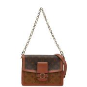 Louis Vuitton Vintage Pre-owned Canvas axelremsvskor Brown, Dam