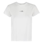 MM6 Maison Margiela Vit Klassisk T-shirt White, Dam