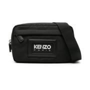 Kenzo Svarta Snygga Väskor Kollektion Black, Herr