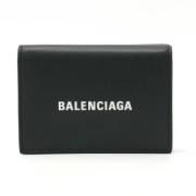 Balenciaga Vintage Pre-owned Laeder plnbcker Black, Dam