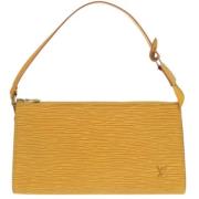 Louis Vuitton Vintage Pre-owned Laeder louis-vuitton-vskor Yellow, Dam