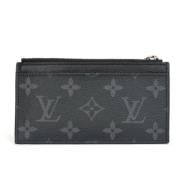 Louis Vuitton Vintage Pre-owned Laeder plnbcker Black, Herr