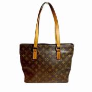 Louis Vuitton Vintage Pre-owned Canvas axelremsvskor Brown, Dam