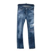 Dsquared2 Knäppta Herr Jeans Vår-Sommar Kollektion Blue, Herr