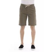 Baldinini Arm Cotton Herrshorts Trendig Stil Green, Herr