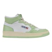 Autry Läder Snörskor Sneakers Green, Herr