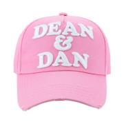 Dsquared2 Kontrast Logo Baseball Cap Pink, Unisex