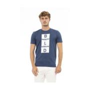 Baldinini Bl Bomull Herr Trend T-shirt Blue, Herr