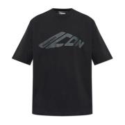 Dsquared2 T-shirt med logotyp Black, Herr