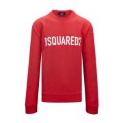 Dsquared2 Herr Pullover Sweatshirt Red, Herr