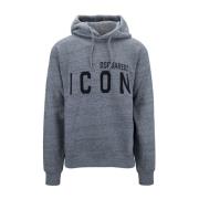 Dsquared2 Herrhoodie med snodd Gray, Herr