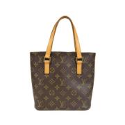 Louis Vuitton Vintage Pre-owned Canvas handvskor Brown, Dam