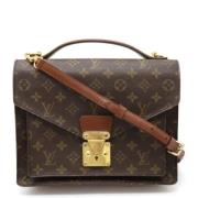 Louis Vuitton Vintage Pre-owned Canvas handvskor Brown, Herr